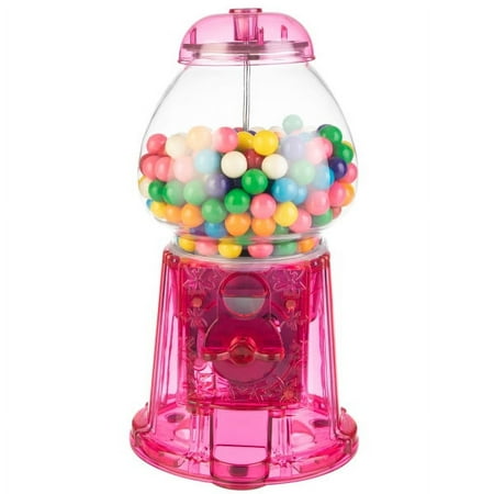 Translucent 11in Gumball Machine Coin Bank by Great Northern Popcorn, Pink
