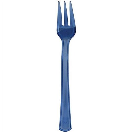 Translucent Blue Mini Appetizer Forks 24 Pack