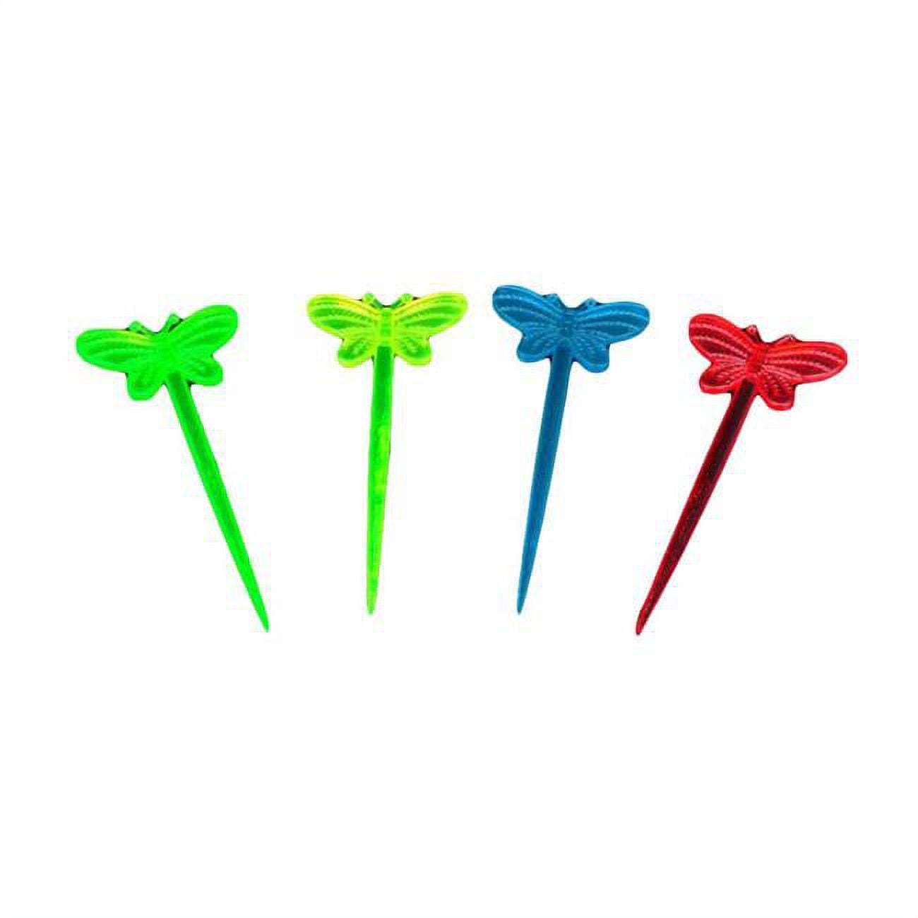 Translucent Butterfly Plastic Disposable Cocktail Picks 200 Piece