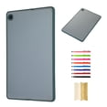 thumbnail image 1 of Translucent Case for Samsung Galaxy Tab S6 Lite 10.4" 2020 / 2022 / 2024, Matte Anti-Scratch Ultra Slim Lightweight Shockproof Resistant Soft TPU Back Cover Skin, Green, 1 of 7