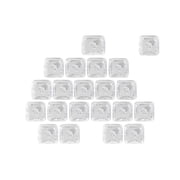 Translucent Clear Color Kitten Keycaps Featuring Heart Pattern Wide Compatibility With Mechanical Keyboards