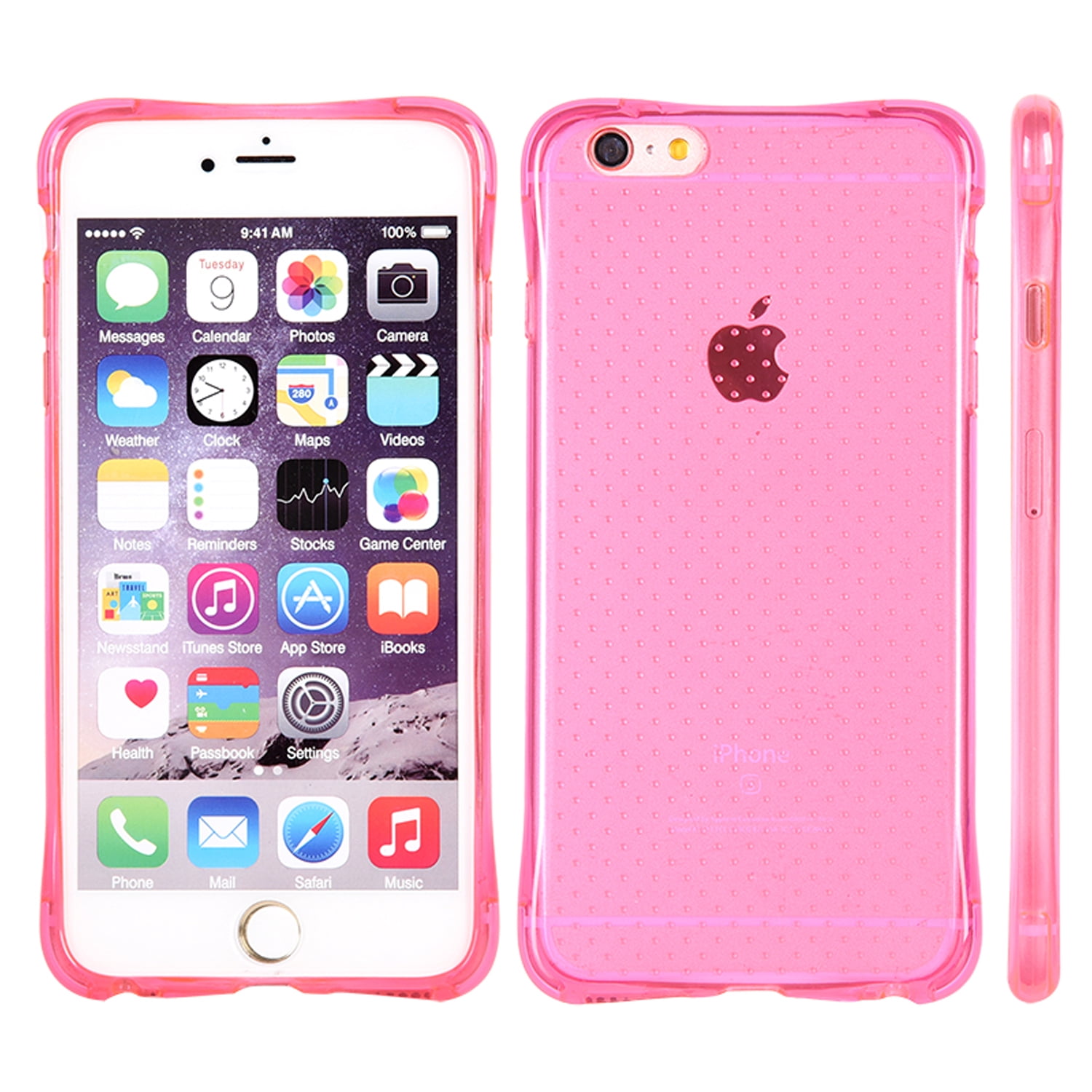 Translucent Crystal Slim Flexible TPU Skin Case for iPhone 6 Plus iPhone 6s Plus