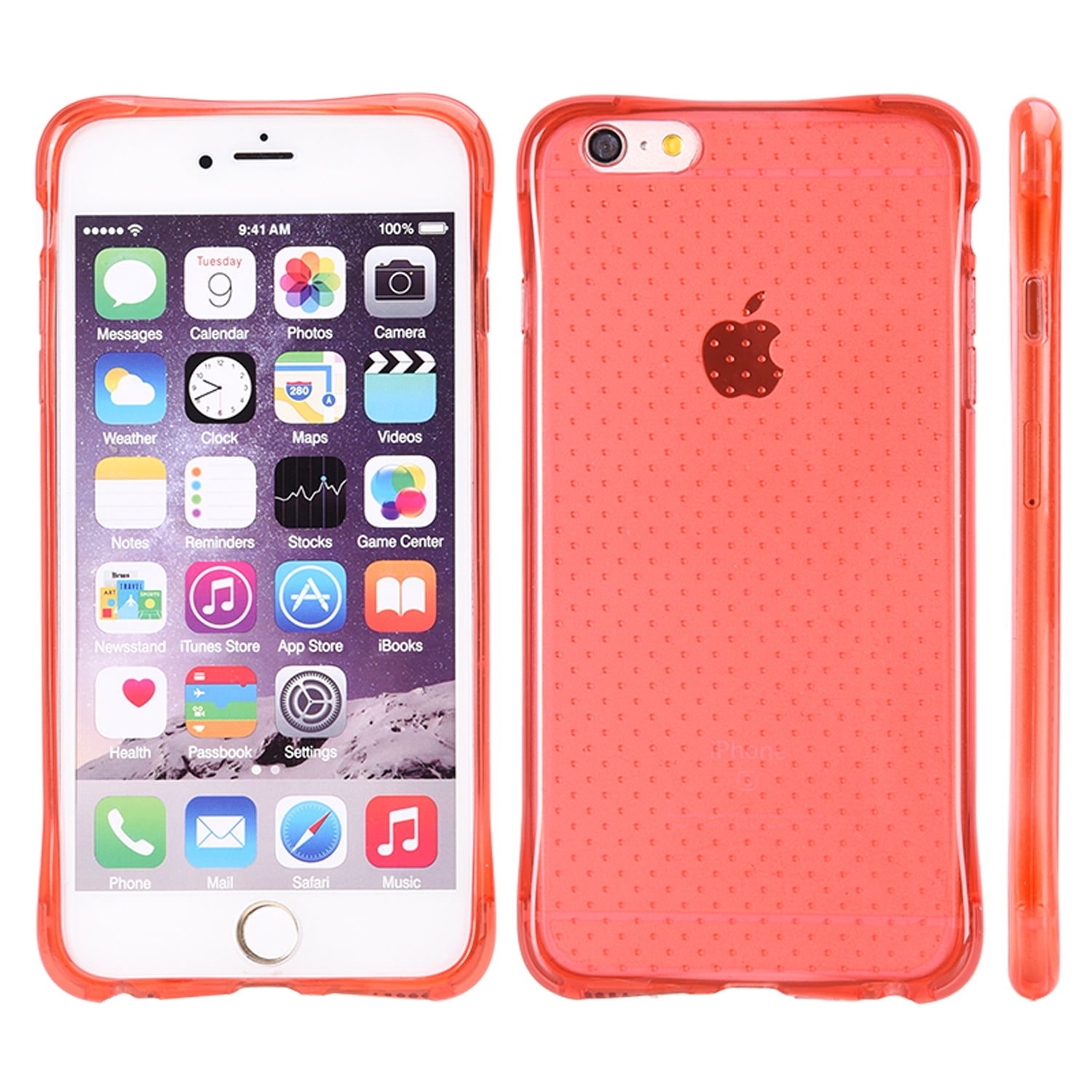 Translucent Crystal Slim Flexible TPU Skin Case for iPhone 6 Plus iPhone 6s Plus