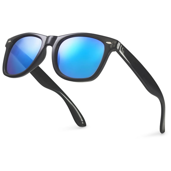 Translucent Frame Colorful Neon 80s Sunglasses for Men Women Reflective Mirrored Sun Glasses