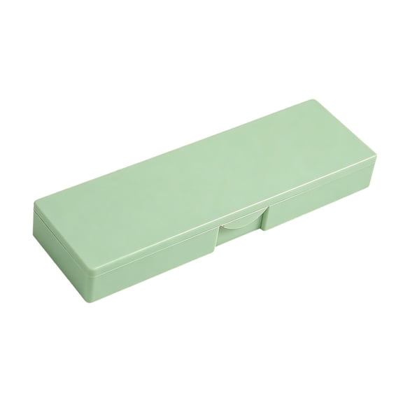 Translucent Frosted Pencil Case, Multifunctional Double-Sided Storage Box, Large Capacity for Stationery Organization, Ideal for Office and Outdoor Use, Great for Professionals