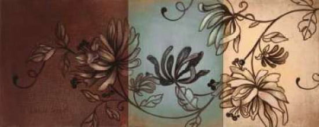 Translucent Garden - With Teal II Canvas Art - Lanie Loreth (10 x 20)