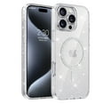 thumbnail image 1 of Translucent Glitter Case for Apple iPhone 14 Pro Max, iPhone 14 Pro Max Case for Women Girls, Compatible with Magsafe Slim Fit Anti-Scratch Bumper Rugged Anti-Yellowing Cover, Clear, 1 of 8