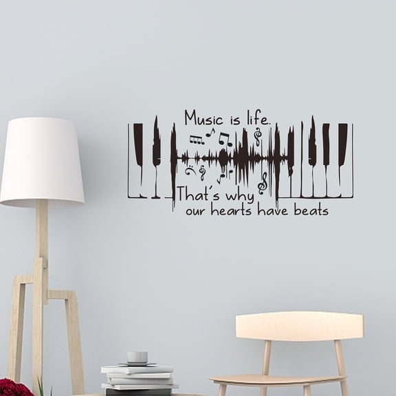 Translucent PVC Self Adhesive DIY Wall Stickers Waterproof Building Decals for Home Living Room Bedroom Wall Decoration Word 600x300mm