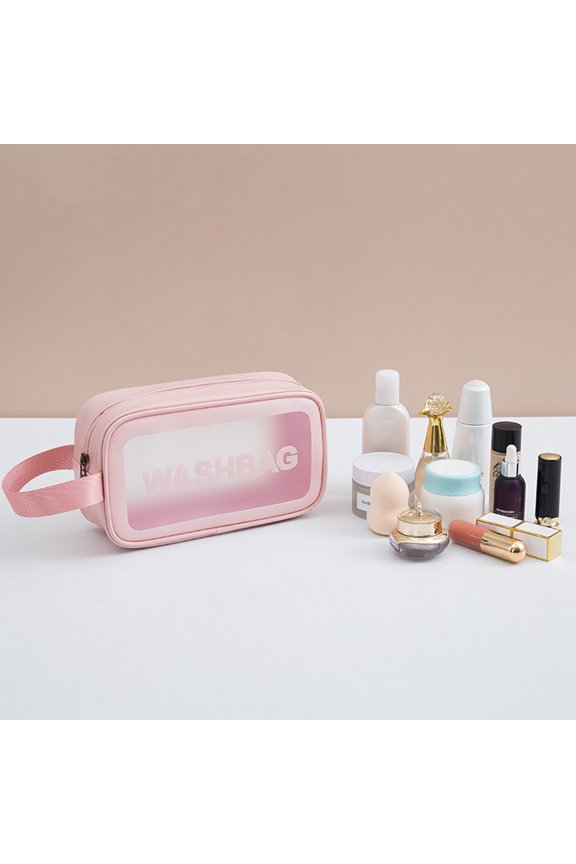 Translucent PVC Travel Toiletry Bag Organizer for Women and Men, Large Medium Small Cosmetic Makeup Case for Accessories