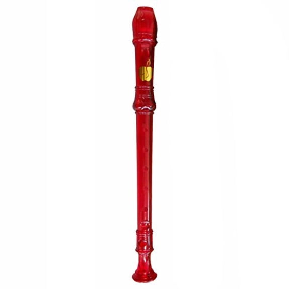 translucent pink 1-piece recorder (age 6+)