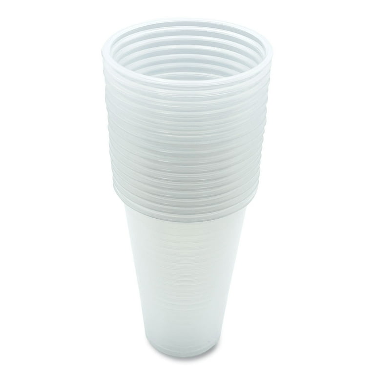 Translucent Plastic Cold Cups, 20 oz, Clear, 50/Pack Translucent Plastic Cold Cups, 20 oz, Clear, 50/Pack