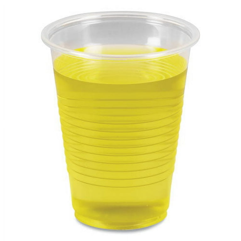 Translucent Plastic Cold Cups, 7 oz, Polypropylene, 100 Cups/Sleeve, 25 Sleeves/Carton Translucent Plastic Cold Cups, 7 oz, Polypropylene, 100 Cups/Sleeve, 25 Sleeves/Carton