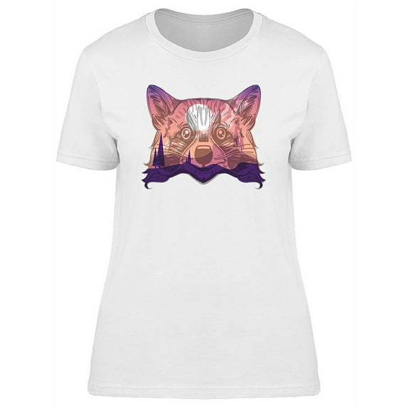 Translucent Raccoon Graphic Tee Women's -Image by Shutterstock