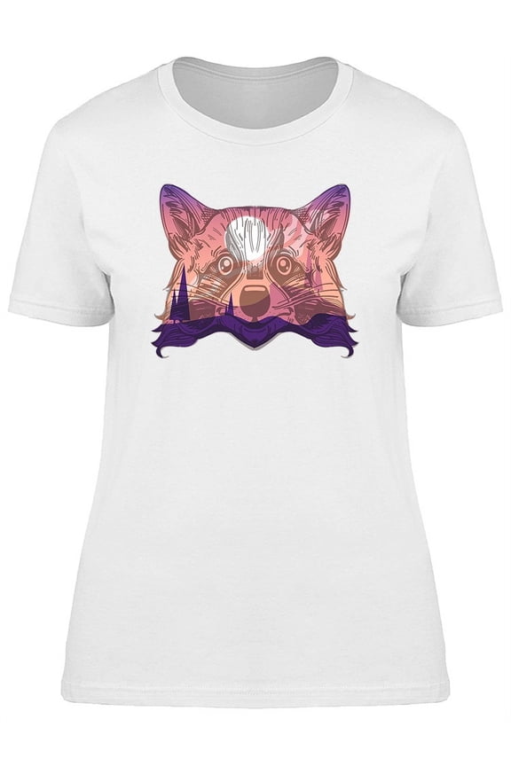 Translucent Raccoon Graphic Tee Women's -Image by Shutterstock