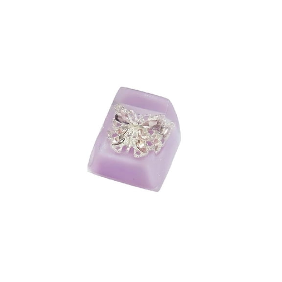 Translucent Resin Butterfly Keycap Handcrafted for Mechanical Gaming Keyboards