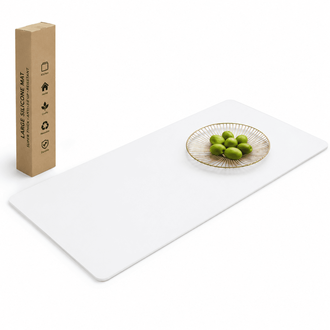 Translucent Silicone Kitchen Counter Mat, 120