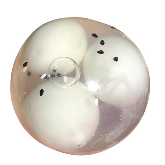 Translucent Squeeze Stress Toys, Slow Rising Glow in The Dark, Soft Balls for Student Set