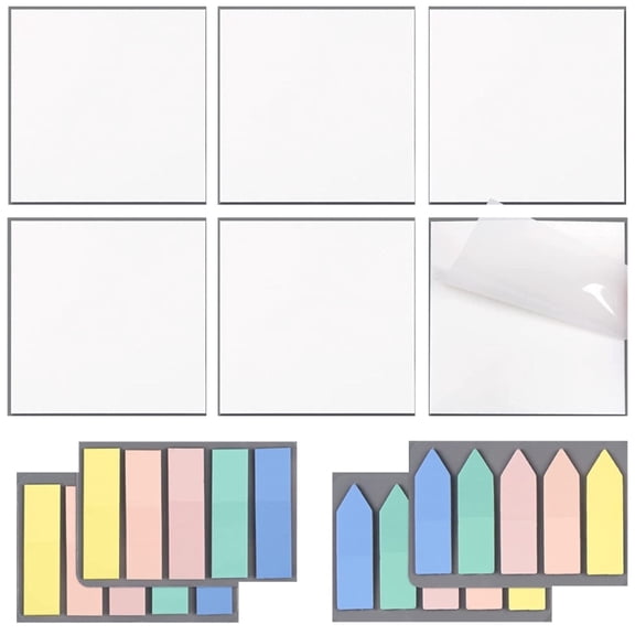 Translucent Sticky Notes Index Tabs Page Markers Small File Tabs Page Index Stickers Writeable Labels for Page Marking