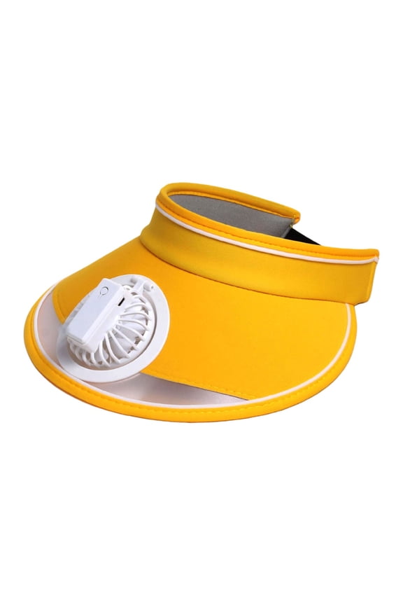 Translucent USB Charging Fan Baseball Hat - PP+ABS+Polyester Material, 3-Speed Adjustable, 48-60cm Head Circumference, Suitable for Adults Kids, Outdoor Use