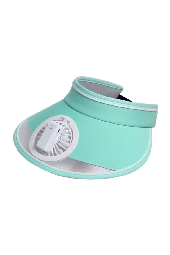Translucent USB Charging Fan Baseball Hat - PP+ABS+Polyester Material, 3-Speed Adjustable, 48-60cm Head Circumference, Suitable for Adults Kids, Outdoor Use