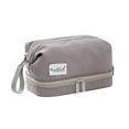thumbnail image 1 of Translucent Waterproof Cosmetic Bag,Portable Travel Toiletry Organizer,Hangable Zipper Carry Pouch,Large Capacity Multi Compartment Bag,Easy Clean Durable Material,Travel Daily Bathroom Essentials, 1 of 9