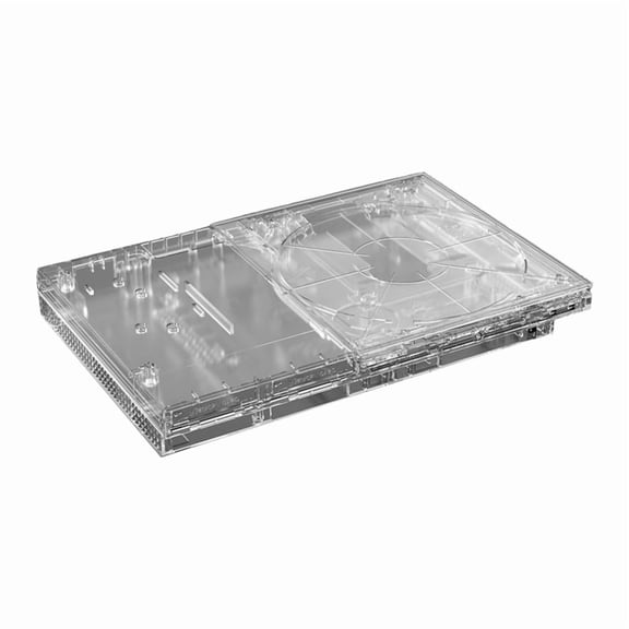 Translucent White Replacement Case for PS2 Slim Console Full Housing Case for PlayStation2 75001 77001 Model