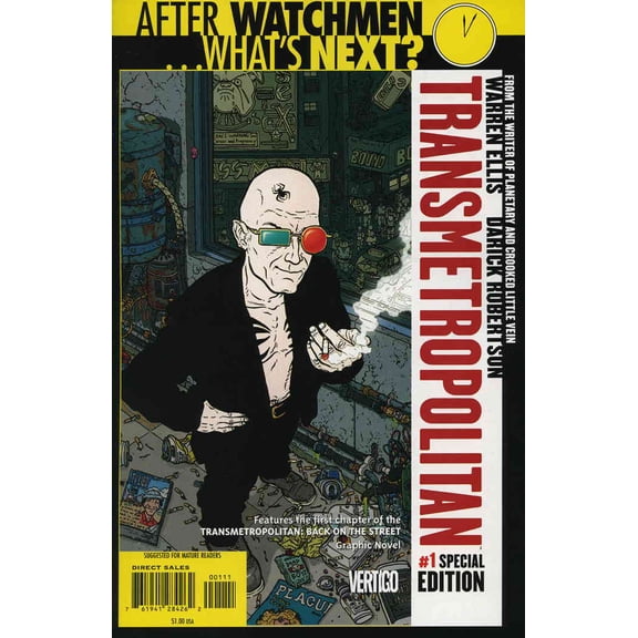 Transmetropolitan #1 (2nd) VF ; DC/Helix Comic Book