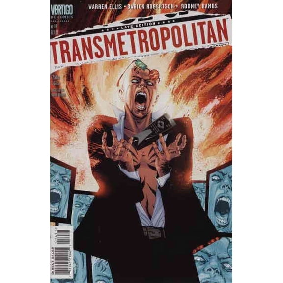 Transmetropolitan #14 VF ; DC Comic Book