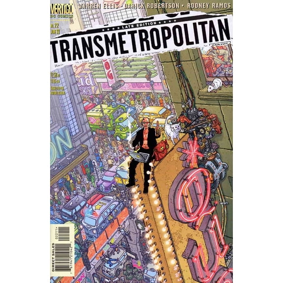 Transmetropolitan #22 VF ; DC Comic Book