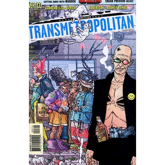 Transmetropolitan #23 VF ; DC Comic Book