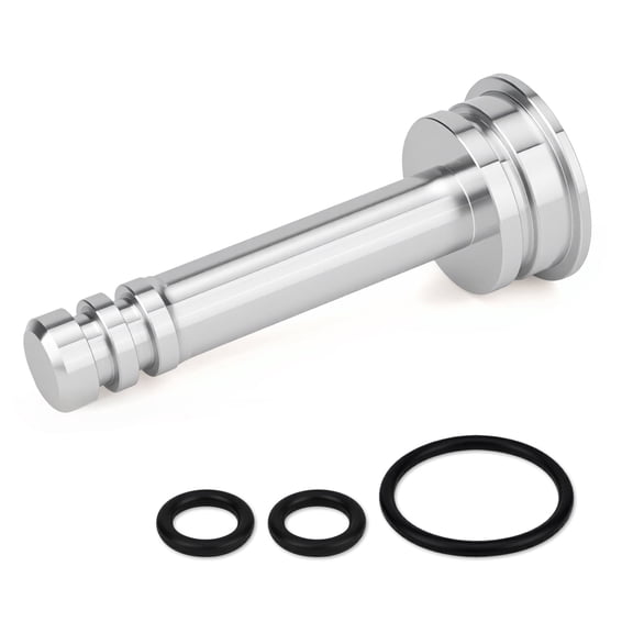 Transmission Cooler Barbell Thermostat Bypass Kit for GM 6L80/90 & 8L90, CNC Machined Aluminum with Buna O-Rings, 1Pack.