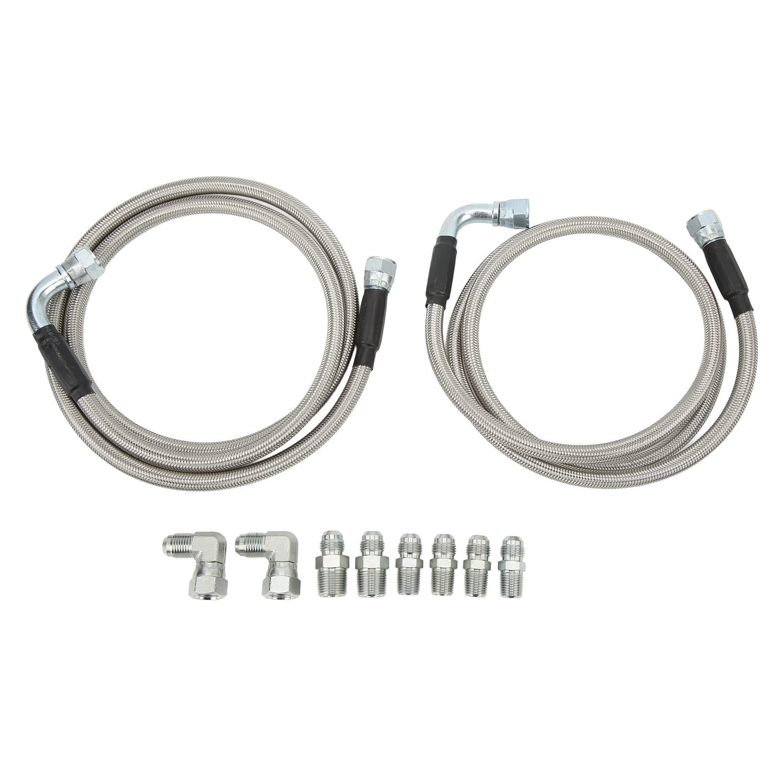Transmission Cooler Hose Metal Cooling Lines Fitting Kit for TH350