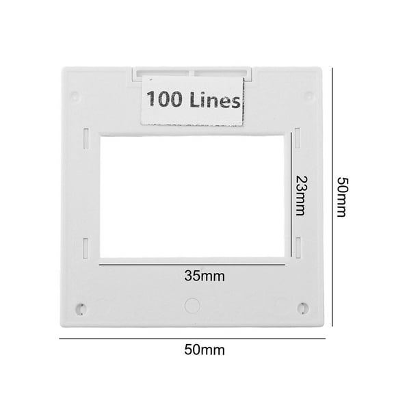 Transmission Diffraction Grating Line Spectrometer 50/100/300/600 Lines Optical Tools 2Mm Transmission Grating Spectrophotometer
