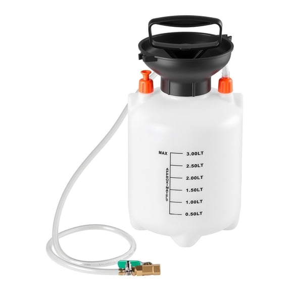 Transmission Fluid Pump 3L Manual Oil Transfer Pump with 47" Hose & Tape - Automotive Fluid Filling System for Cars, Trucks, Boats