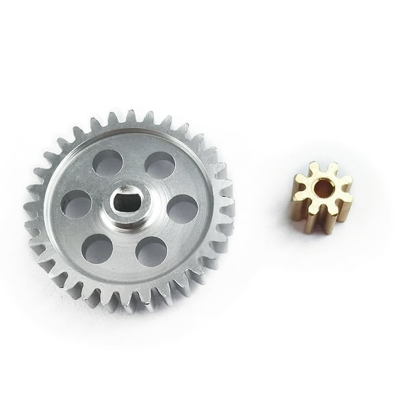 Transmission Gearbox Gears and Motor Gear Set 32T & 8T for 1/24 RC Crawler Axial SCX24 90081 AXI00001 AXI00002 AXI00004 AXI00005 AXI00006 Upgrade Accessories