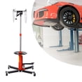 thumbnail image 1 of Transmission Jack, 1660 Lbs Capacity Hydraulic Floor Jack Stand with 2 Stage Hydraulic Ram, Floor Jack Stand with 360° Swivel Wheels, Hydraulic Telescopic Transmission Jack, 1 of 7