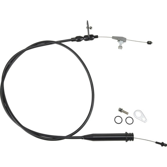 Transmission Kickdown Cable Kit, C6 Ford, Black