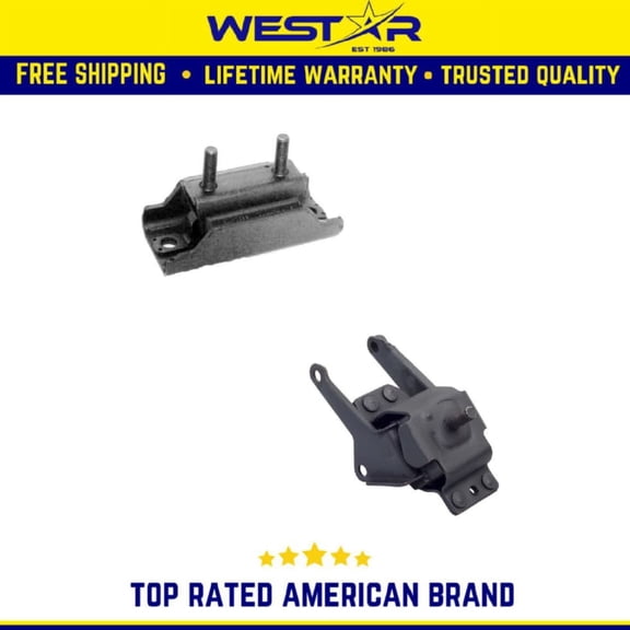 Transmission Mount Kits Compatible for Compatible forD ESCORT EXP MERCURY LYNX TPO TOPAZ Replaces 2633 2634