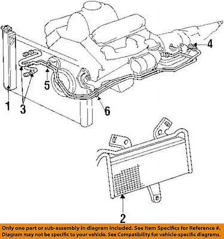 Transmission Oil CoolerHose & Tube Assembly Connector 52028629