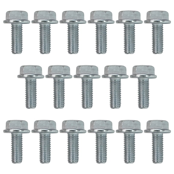 Transmission Oil Pan Bolt Kit Replacement for Chevrolet GM 4 Speed Overdrive - 4L60E 4L65E 4L70E 4L80E 700R4 200-4R LS1 Vortec, M8 Flange Bolts (17pk)