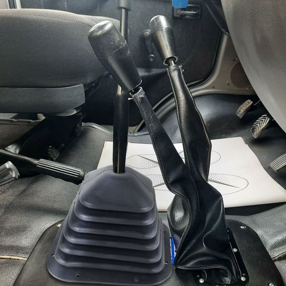 Transmission Shift Boot Cover Fit Automatic Manual Rubber Fabric Corrugated Dust Cover for Kenworth