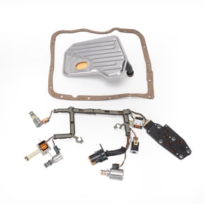 Transmission Solenoid Kit Set with Harness Fit for 1993-2005 GM EPC TCC 3-2 PWM 4L60E 4L65E