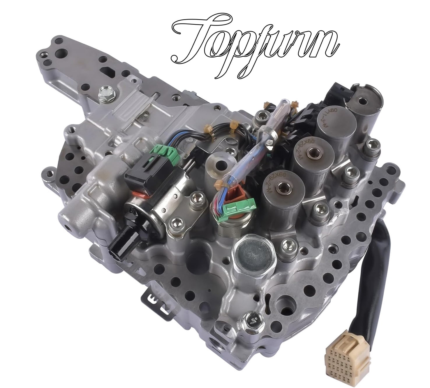 Transmission Valve Body with Stepper Motor Replacement for Nissan 2008-2013 Rogue L4 2.0L 2.4L 2.5L 31705-3TX0C 317053TX0A JF011E