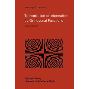 Transmission of Information by Orthogonal Functions, (Paperback)