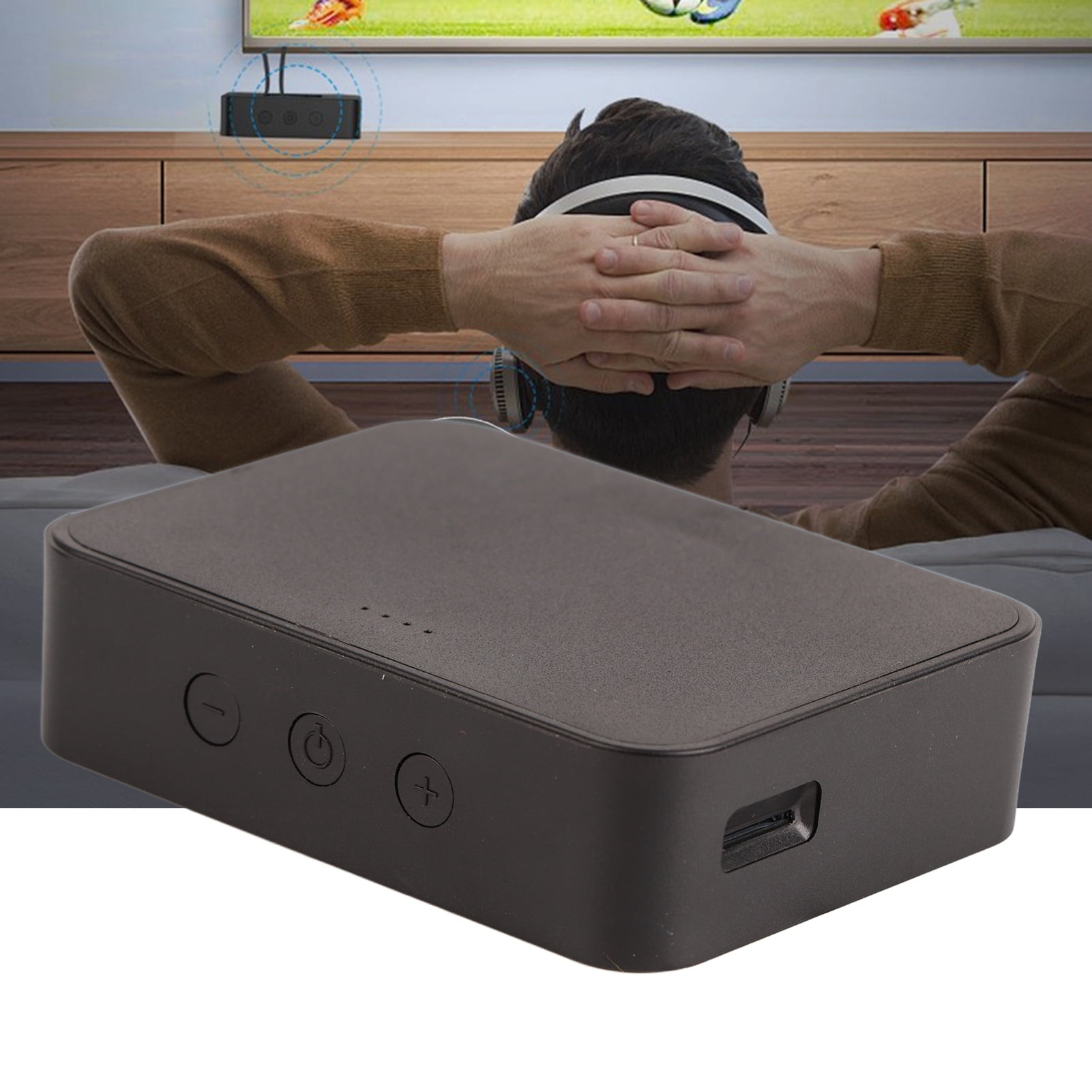 Transmitter, Multifunction Optical Fiber Coaxial 5.0 Audio Adapter, ABS