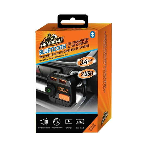 Transmitter with Google Assistant: Automotive Accessories, Black, Plastic, 1 Year Warranty