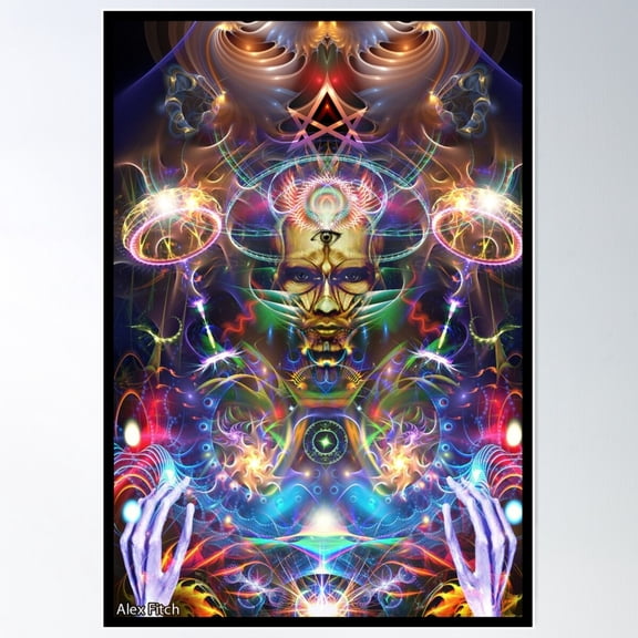 Transmutation Third Eye Poster Wall Art, Modern Wall Decor For Living Room Bedroom, 24x36 UNFRAMED