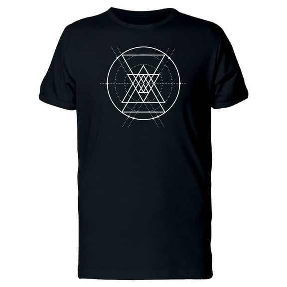 Transmutation White Outline T-Shirt Men -Image by Shutterstock, Male Medium