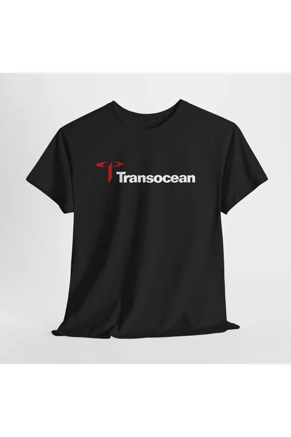 Transocean Drilling Company Logo T-Shirt Oil & Gas Offshore Workwear Tee S-5XL