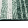 thumbnail image 1 of Liora Manne  Malibu Faded Stripe Indoor/Outdoor Rug Green 7'10" Square 0.25 - 0.5 inch 8' Square Indoor,Outdoor,Accent Ivory,Green Square, 1 of 5